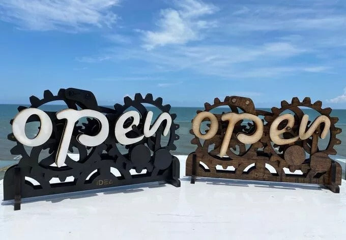 Revolutionary Open-Closed Signboard