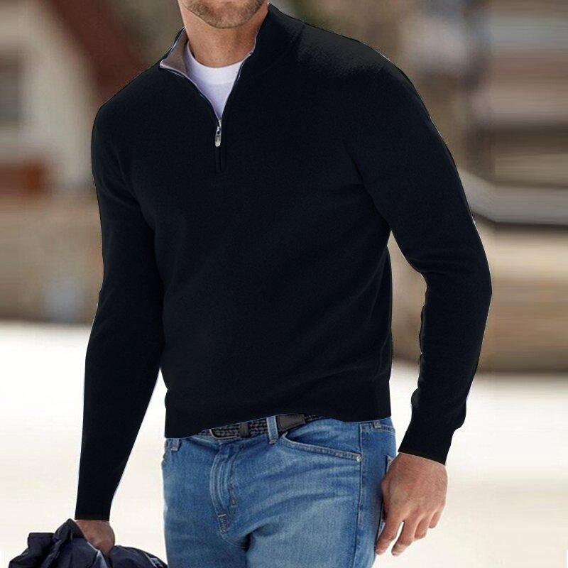 🎁This Week's Special Price $35.99💥Men's Cashmere Zip Basic Sweater