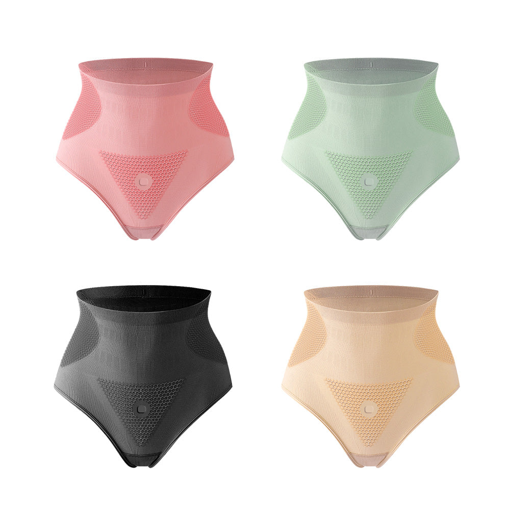 [🔥Flash Sale 50% Discount] New women's graphene seamless high-waisted antibacterial shaping panties