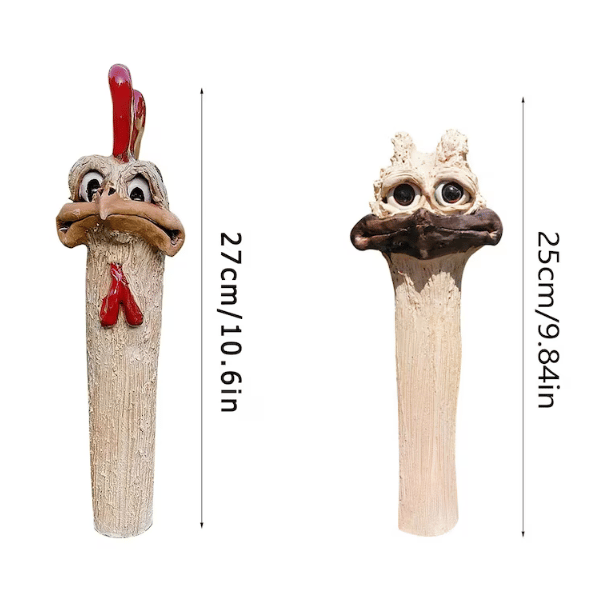 Hidden Chick Garden Decoration
