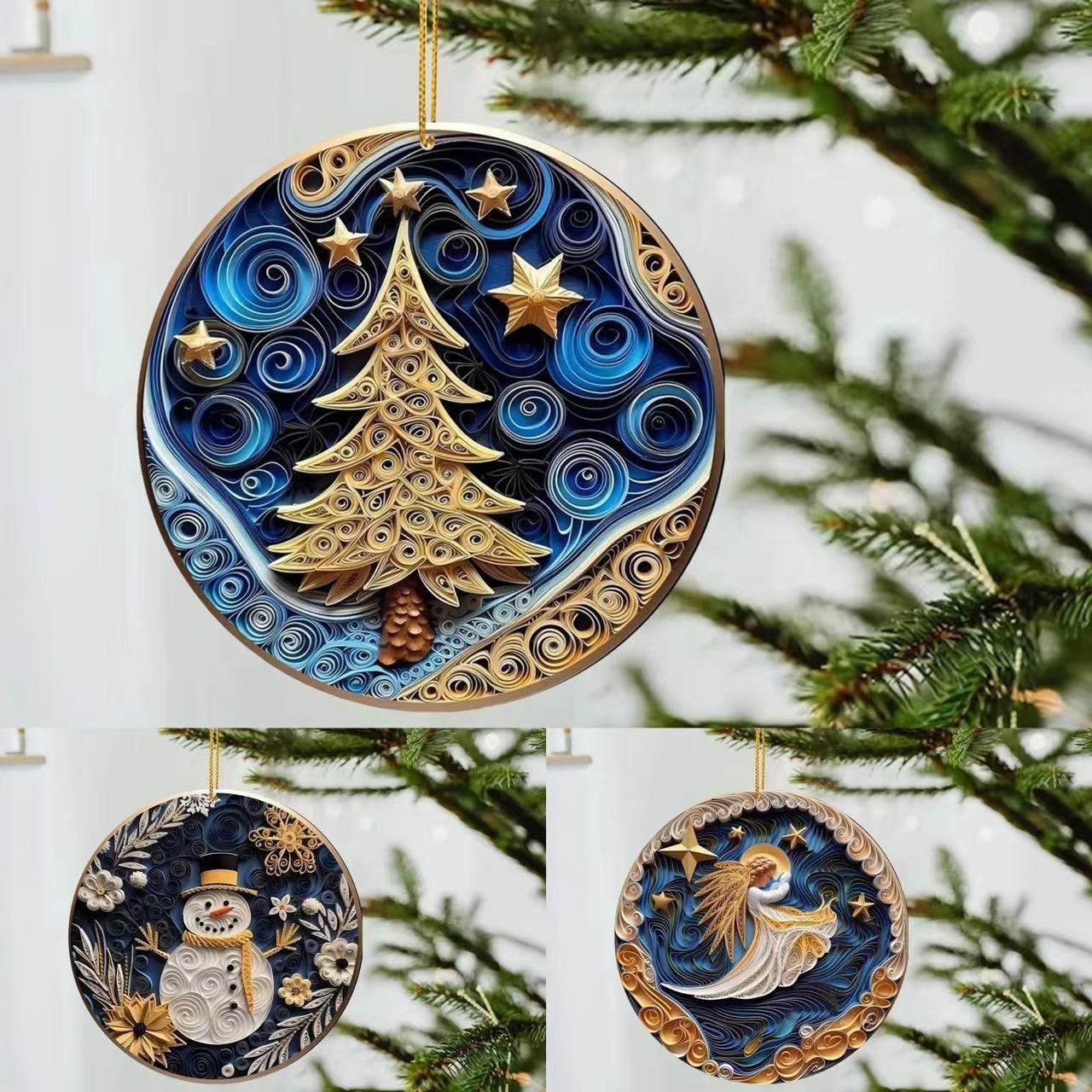 Handmade Ornaments With Good Wishes