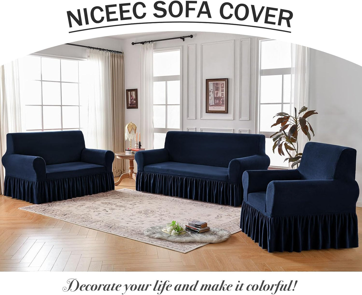 🛋️Armchair Cover Thick Plush – The Coziest Sofa Cover You’ll Ever Own!