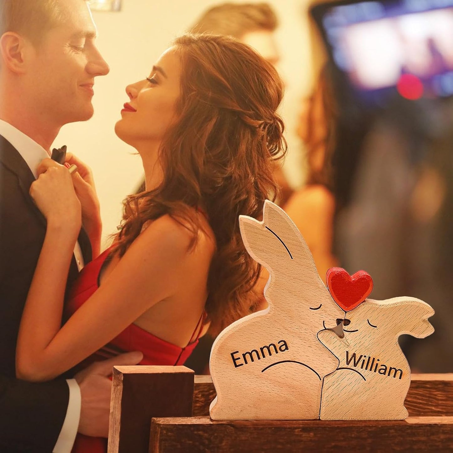 🐻🦊A gift for the whole family 🎁personalized wooden bear jigsaw puzzles