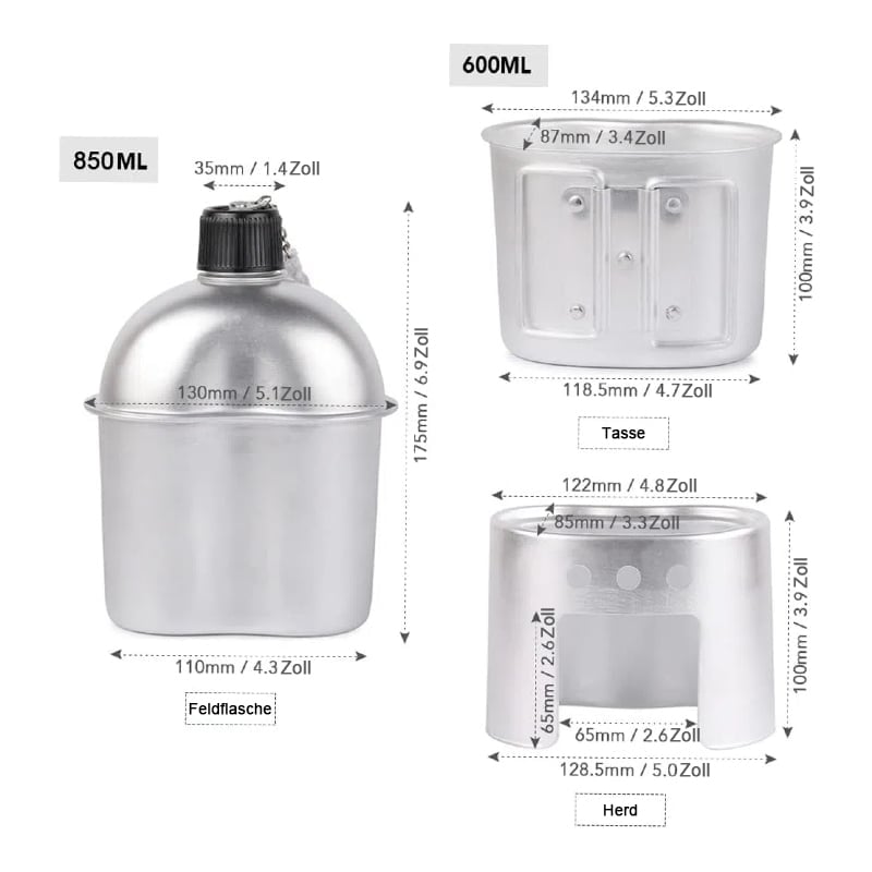 🔥CampForce Survival Kit — 4-in-1 Tactical Hydration Set 💧🪵