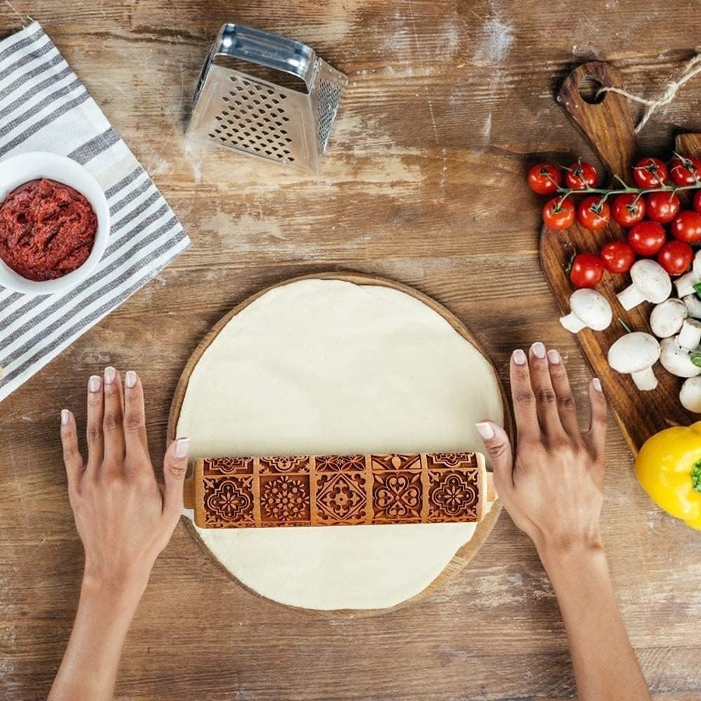💕50% off this week💕-gingerbread man rolling pin