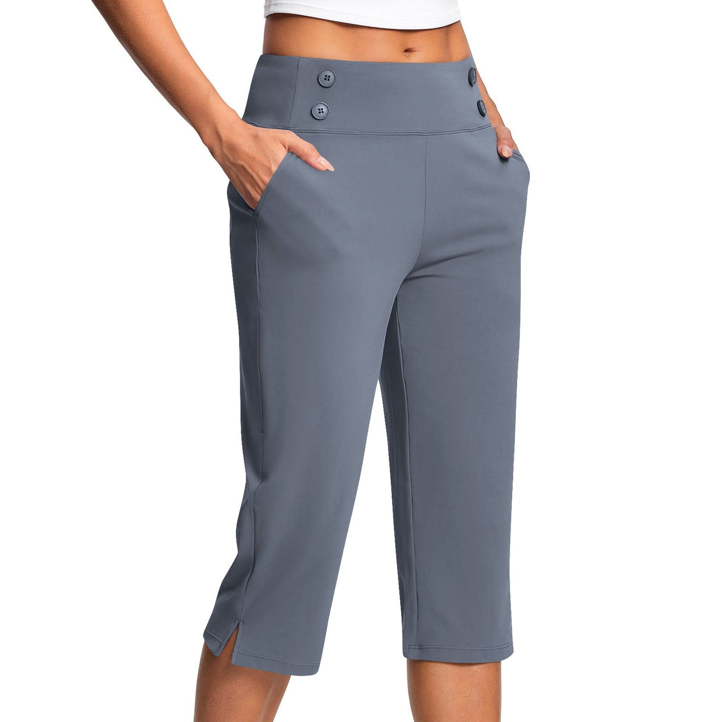 🔊Best-Selling Women's High-Waisted Stretch Capri Pants for Summer