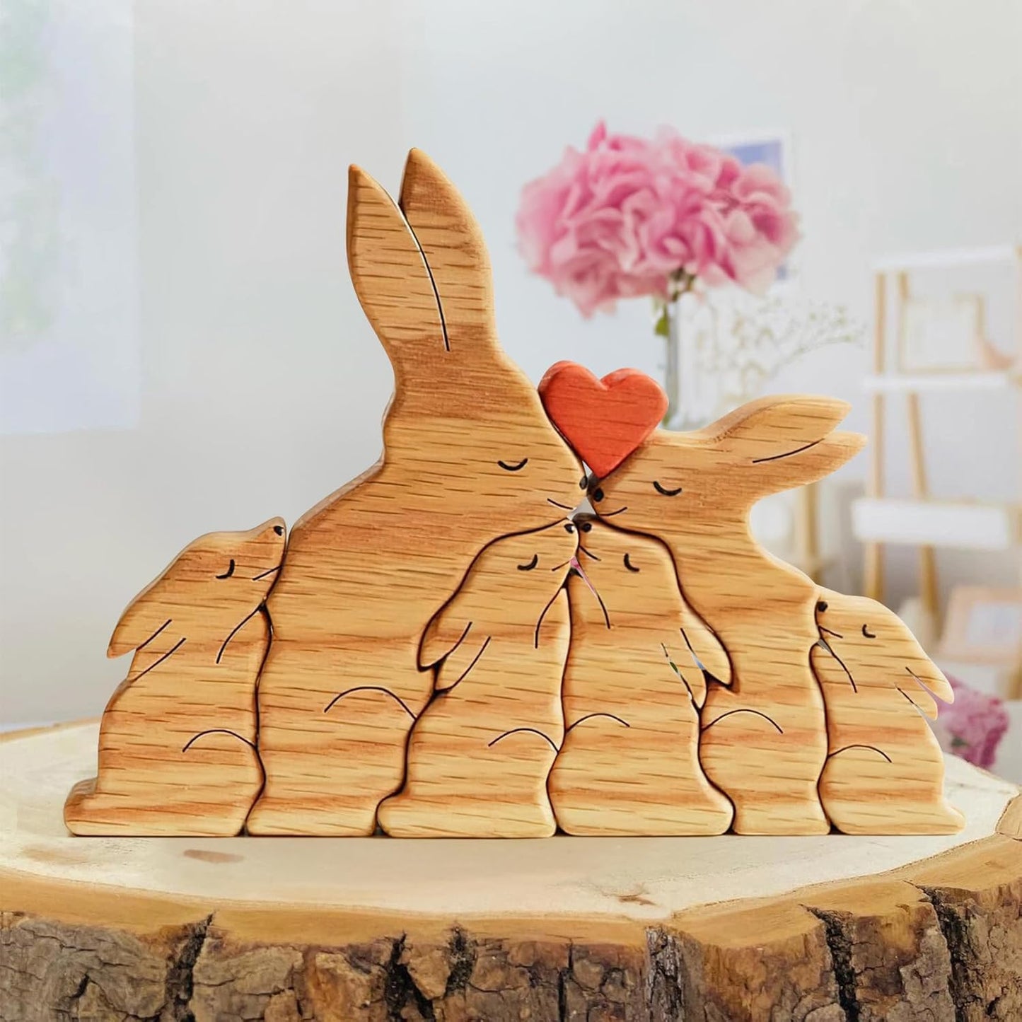 🐻🦊A gift for the whole family 🎁personalized wooden bear jigsaw puzzles