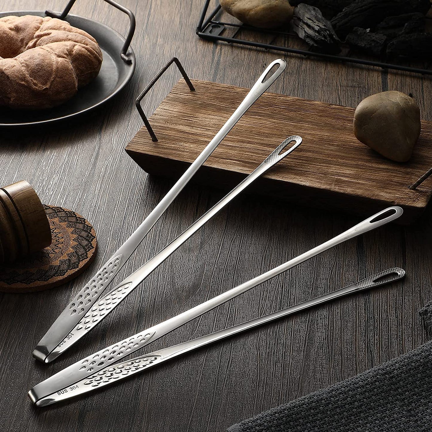 🔥This week's special offer🔥Stainless Steel Grill Tongs
