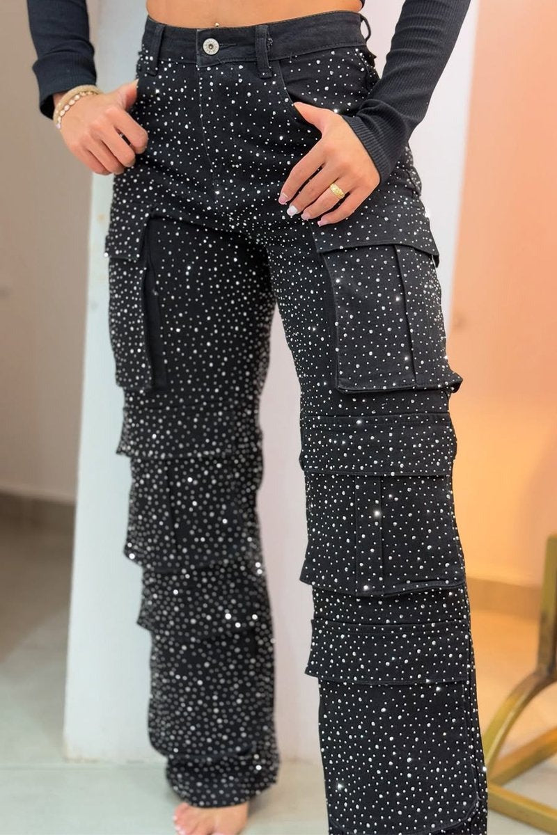 Rhinestone Jeans – Wear Your Confident Look with Comfortable Freedom of Movement