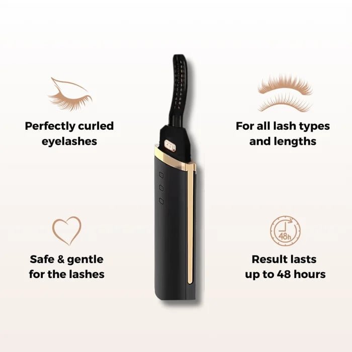 ✨(Mother's Day gift 🎁🎁🎁 discount 59%)💓Eyelash Curler-Rechargeable heated eyelash curler