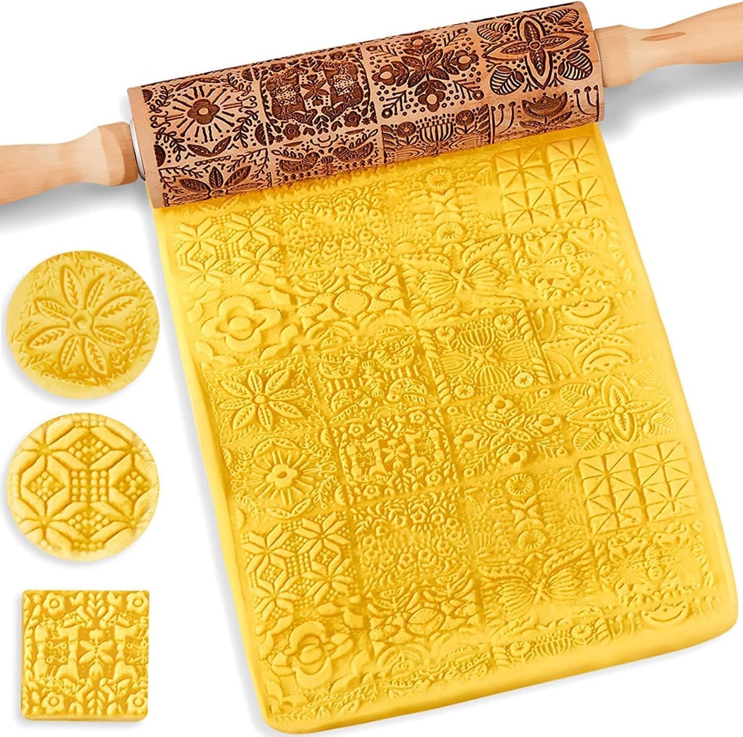 💕50% off this week💕-gingerbread man rolling pin