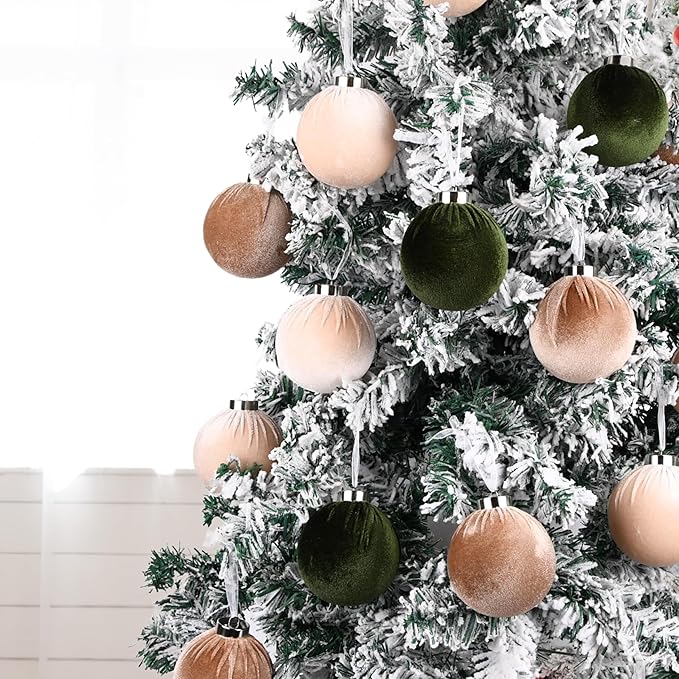 🎄Christmas Tree Ornaments Velvet Balls🎁