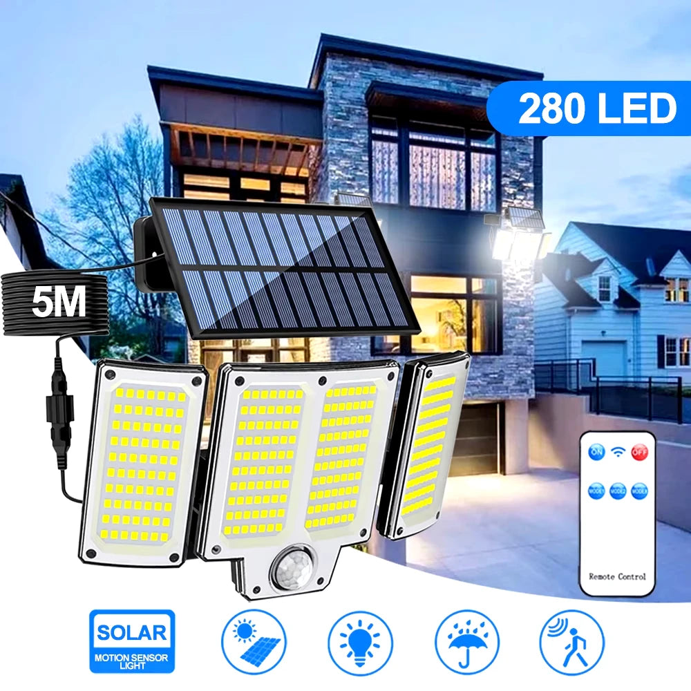 🔥 Limited-Time Offer — Smart Sensor Solar Outdoor Courtyard Wall Light