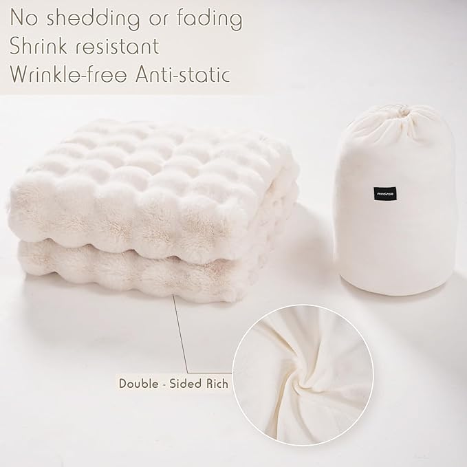 ❄️❄️Winter Hot Sale🔥Thickened Faux Rabbit Fleece Blanket for Winter