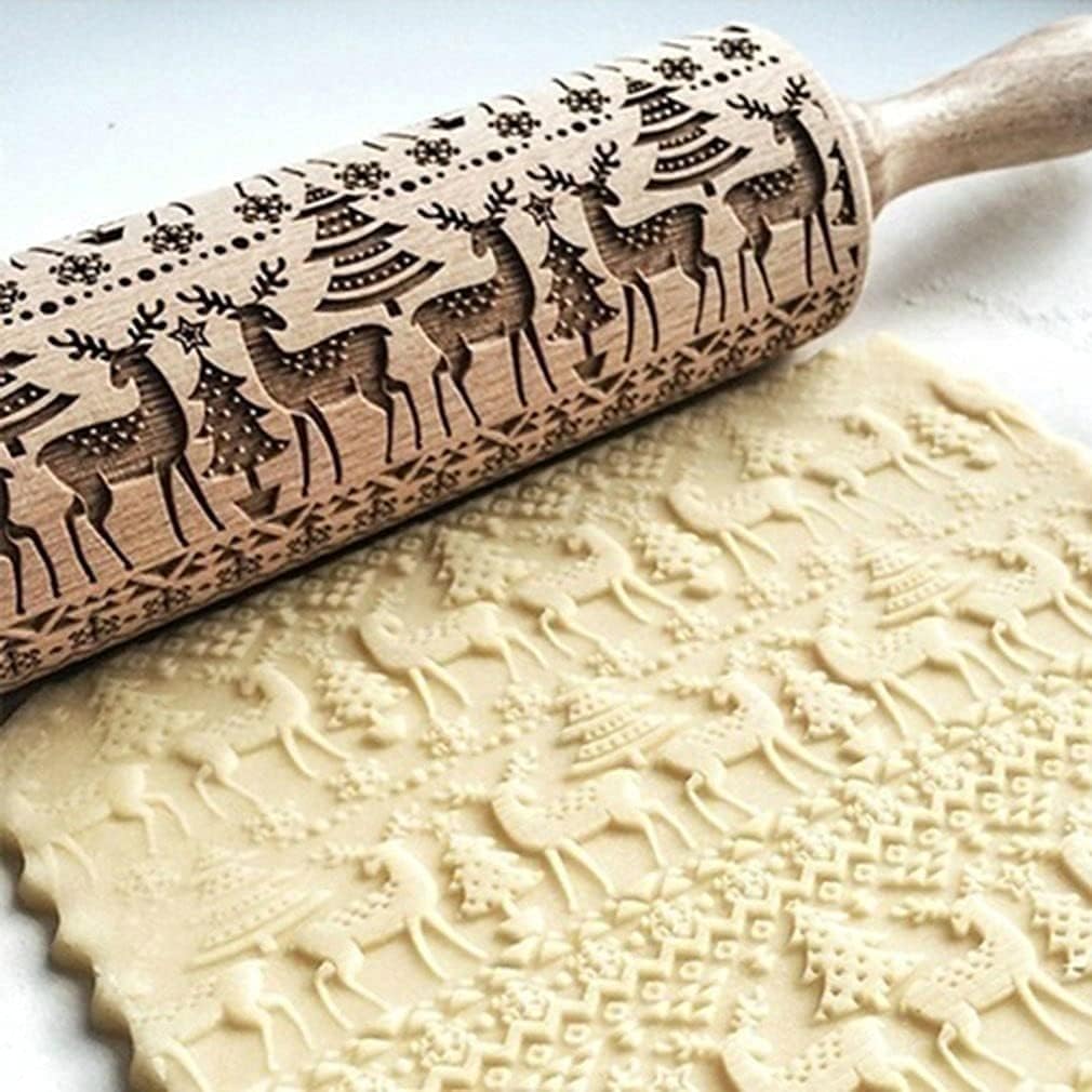 💕50% off this week💕-gingerbread man rolling pin