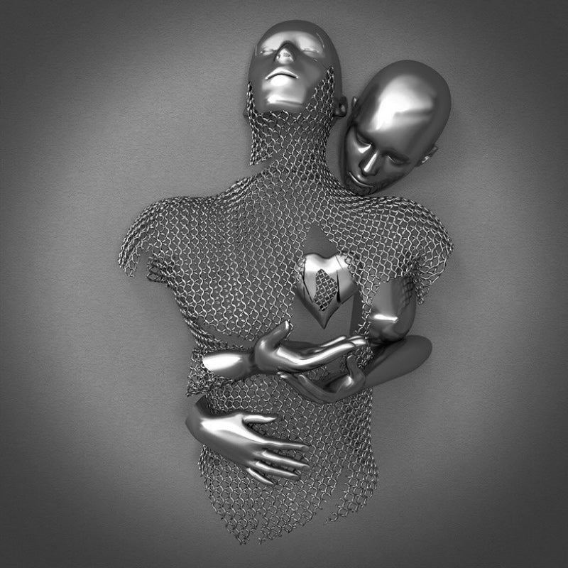 Limited time offer🔥Love Heart Gray-3D Art Wall