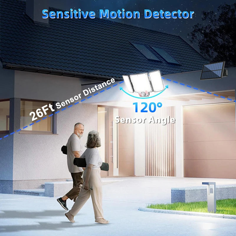 🔥 Limited-Time Offer — Smart Sensor Solar Outdoor Courtyard Wall Light