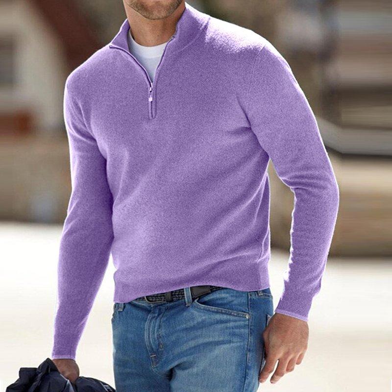 🎁This Week's Special Price $35.99💥Men's Cashmere Zip Basic Sweater