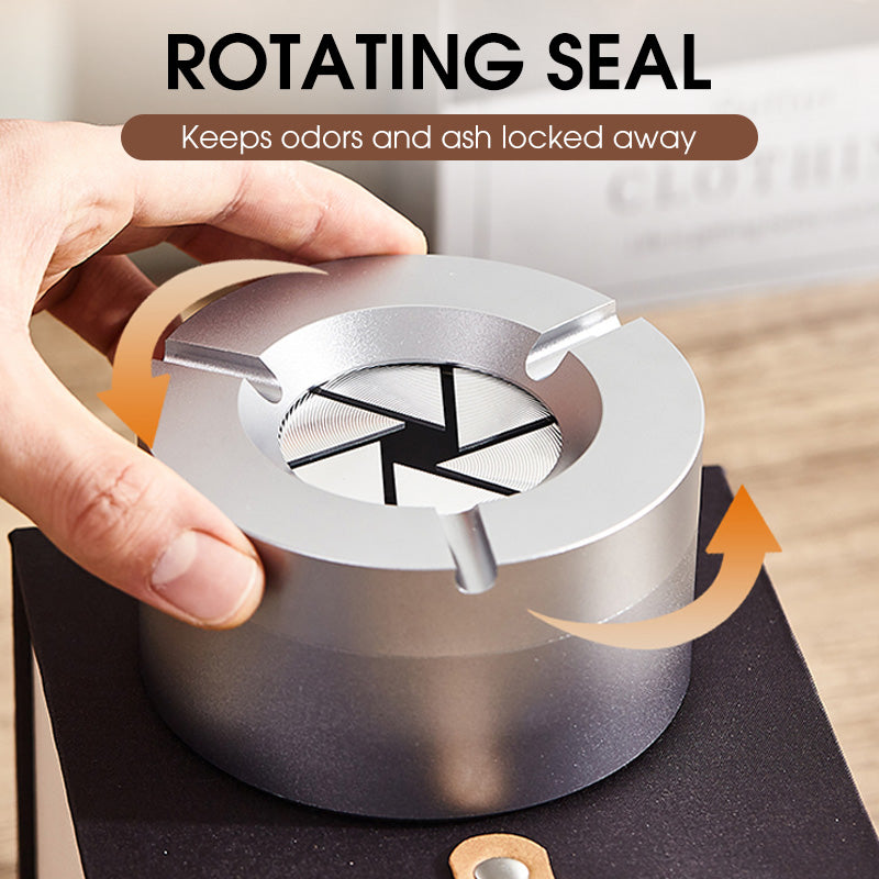 ✨✨360° Stainless Steel Twist-Lock Ashtray