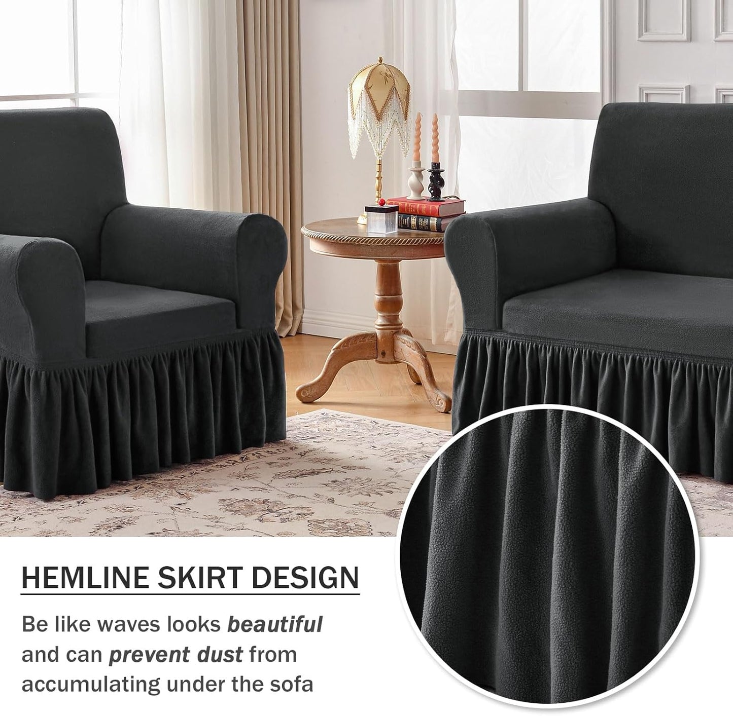 🛋️Armchair Cover Thick Plush – The Coziest Sofa Cover You’ll Ever Own!