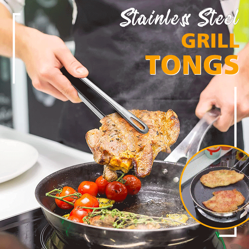 🔥This week's special offer🔥Stainless Steel Grill Tongs