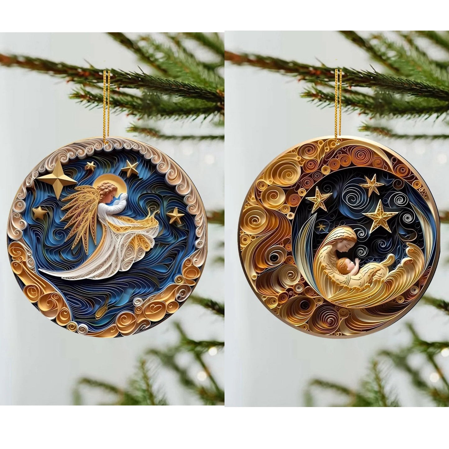 Handmade Ornaments With Good Wishes