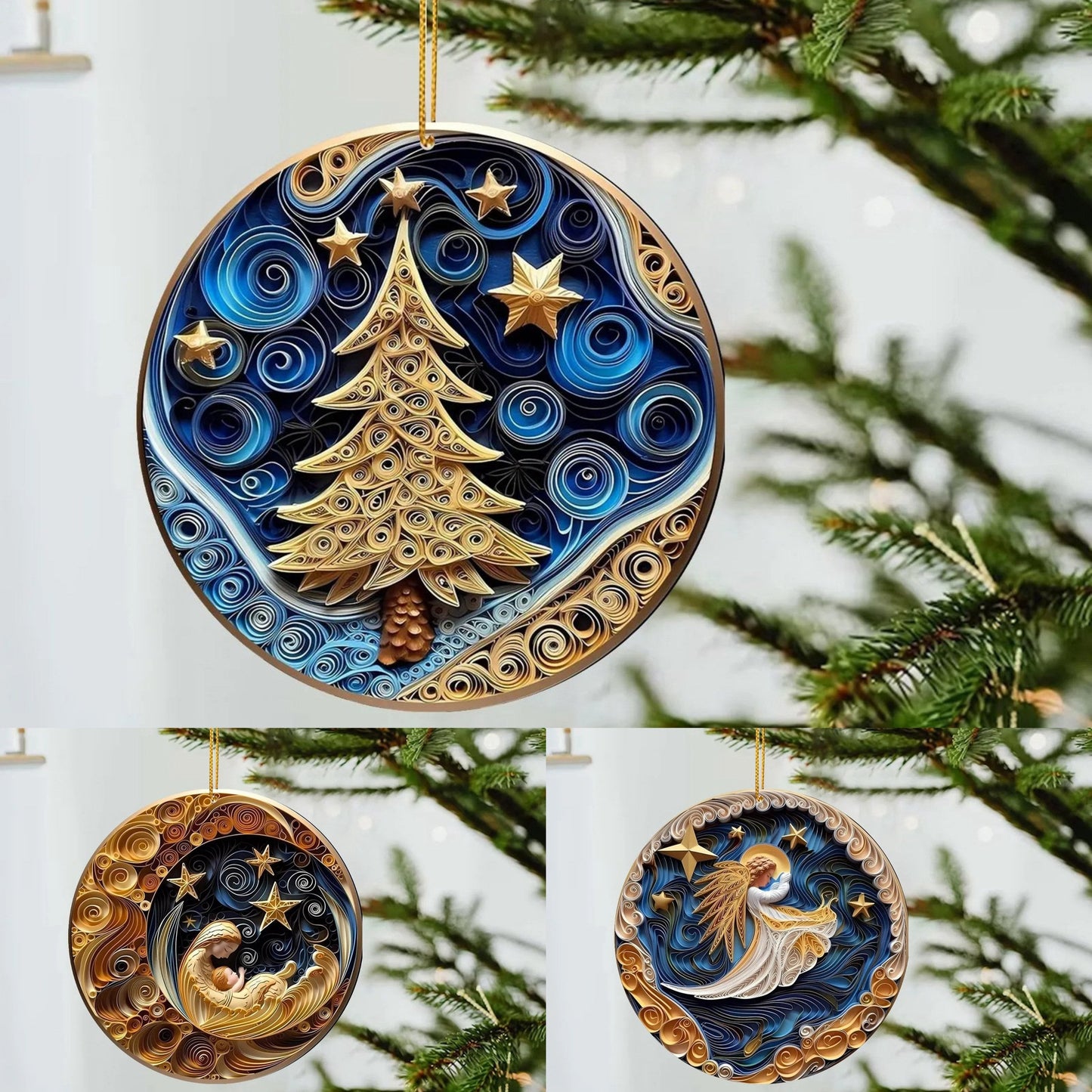 Handmade Ornaments With Good Wishes