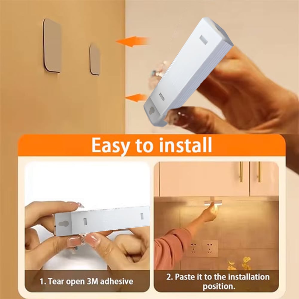 🏆🔥Punch-free Smart Sensor Magnetic Rechargeable LED Lights⚡