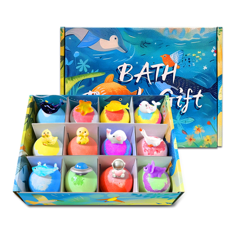 🔥Limited Time Promotion 49% OFF🔥12-Piece Bath Bomb Gift Set for Kids