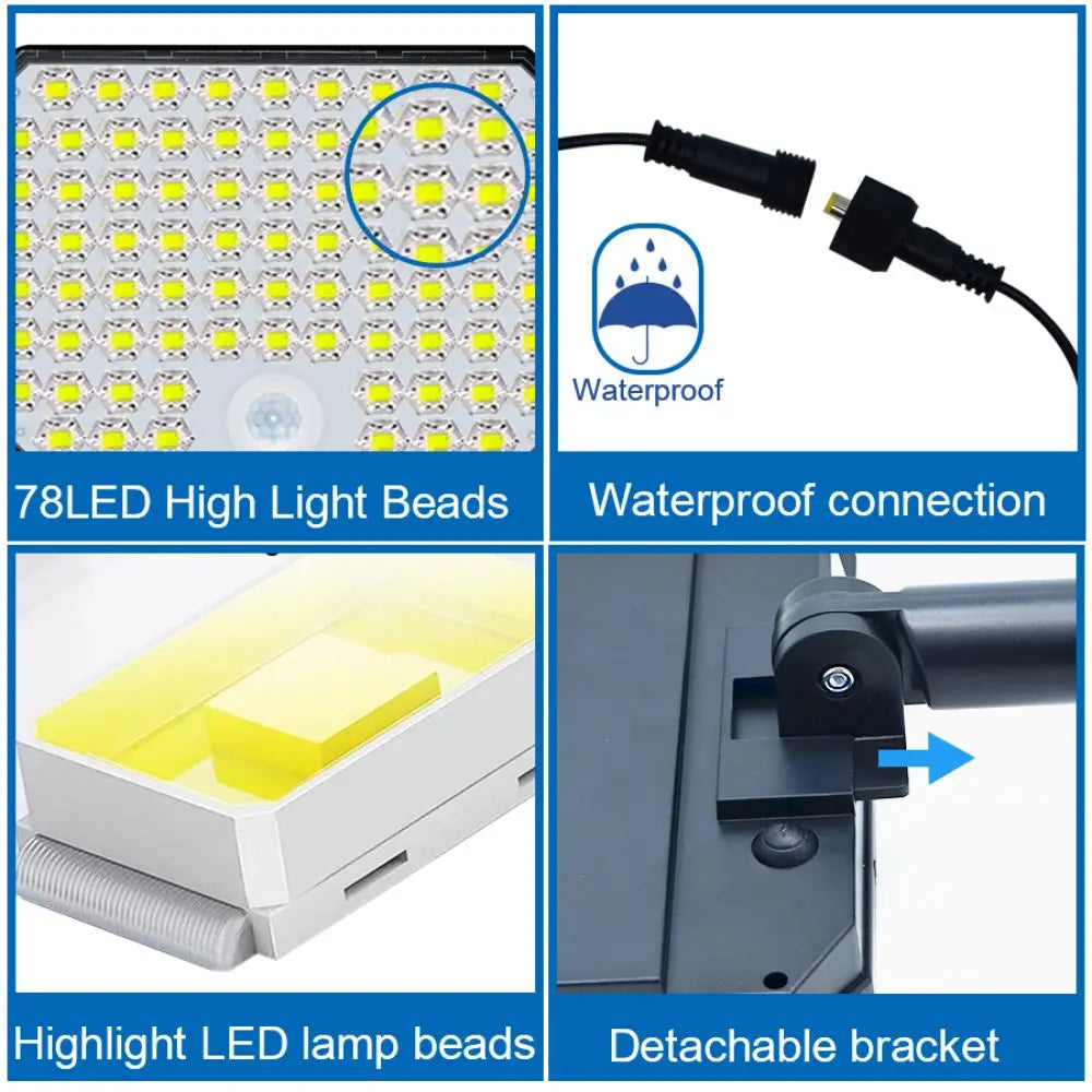 🔥 Limited-Time Offer — Smart Sensor Solar Outdoor Courtyard Wall Light
