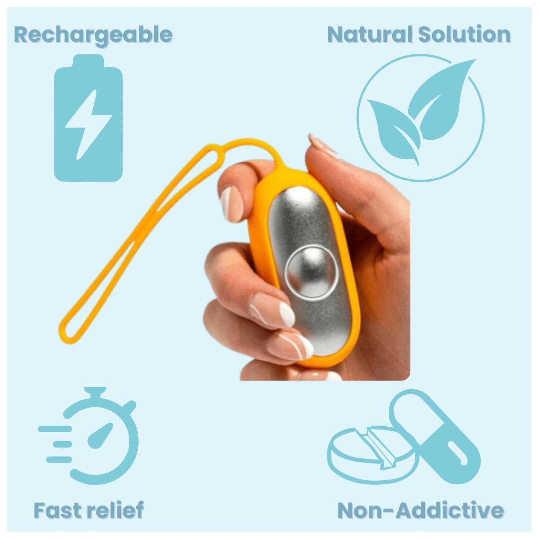 Calmfy Microcurrent Chill Pod — Quickly Reduces Stress for Deep Sleep and Clear Focus