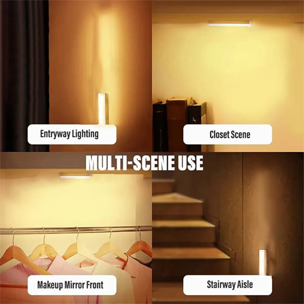🏆🔥Punch-free Smart Sensor Magnetic Rechargeable LED Lights⚡