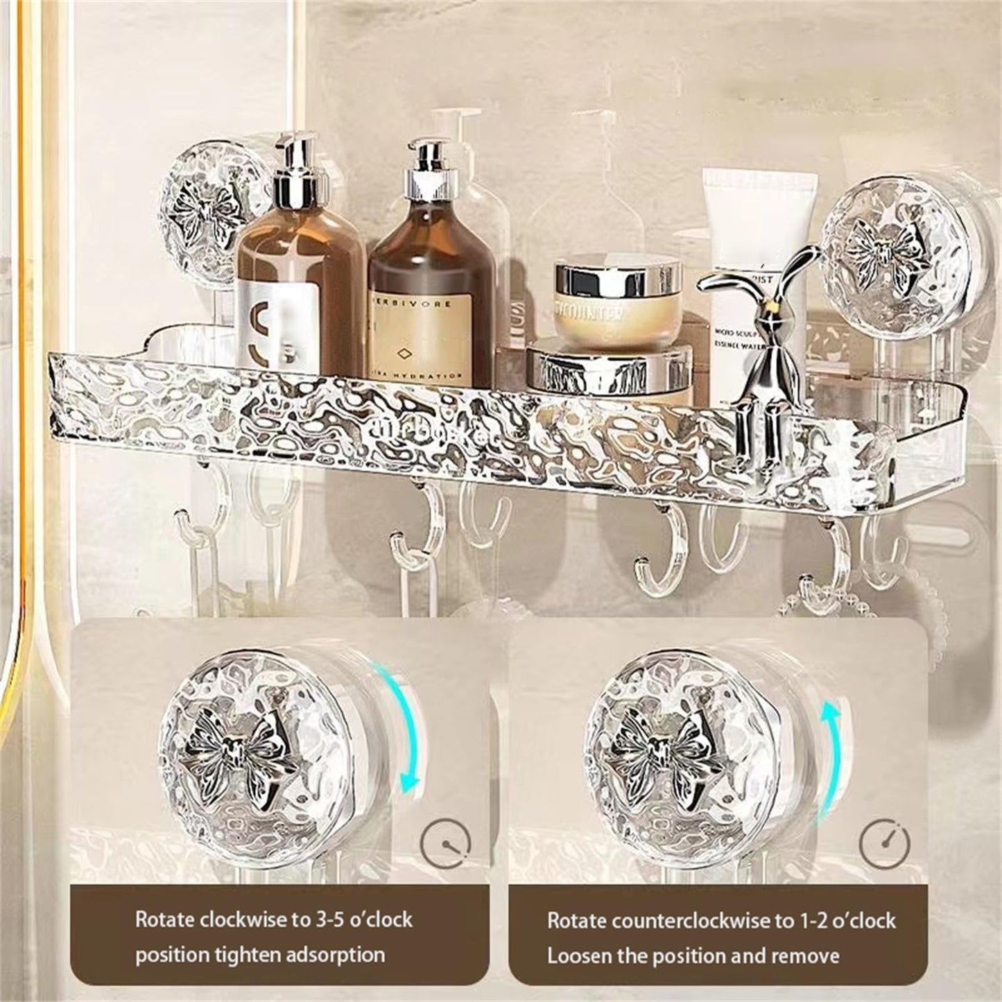 Promotion 49% OFF - Light Luxury Style Punch-Free Storage Rack