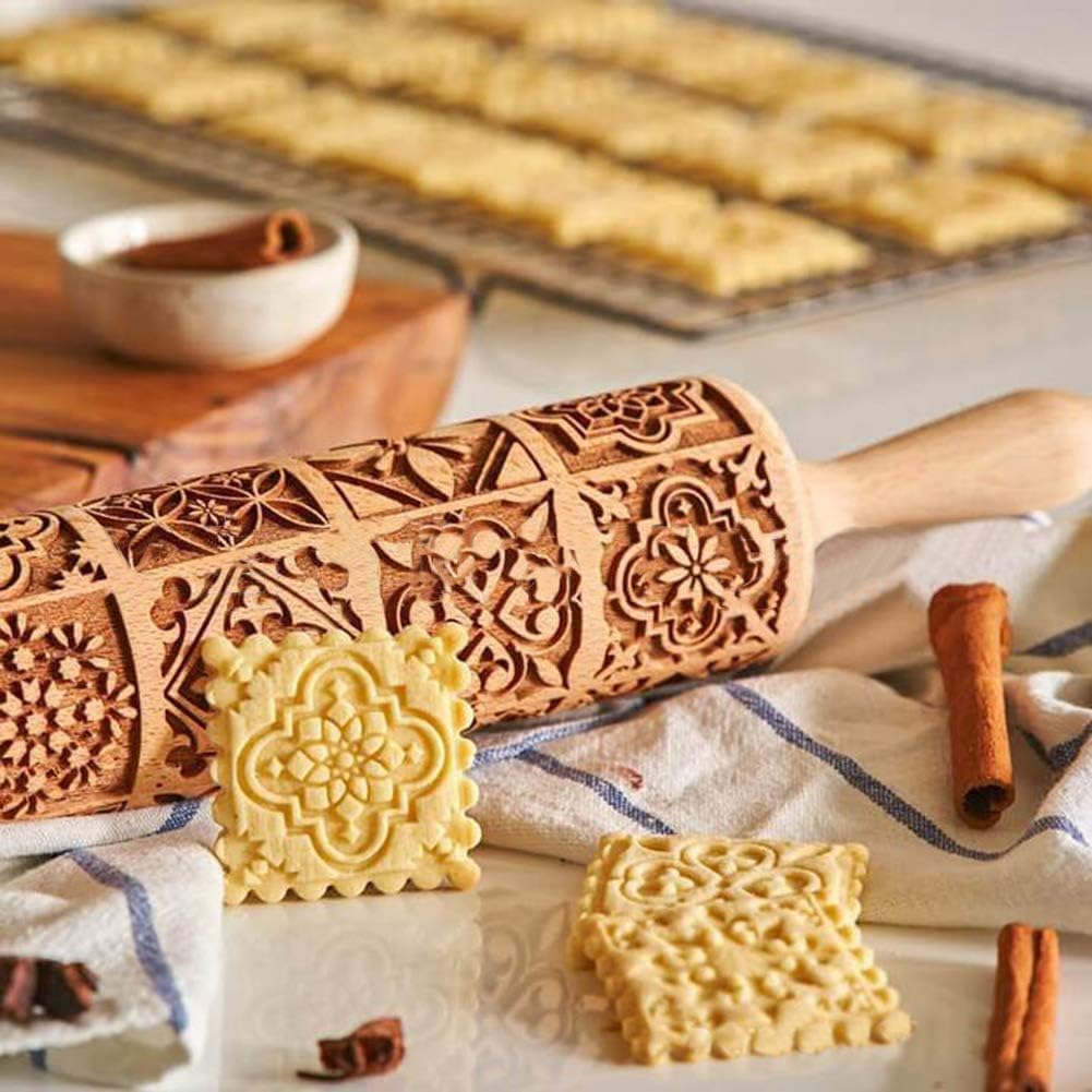 💕50% off this week💕-gingerbread man rolling pin