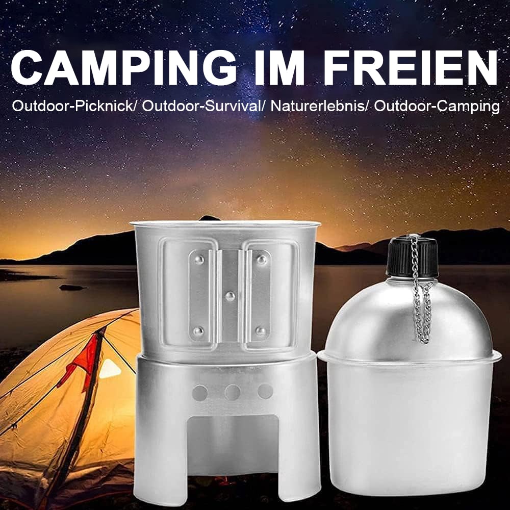 🔥CampForce Survival Kit — 4-in-1 Tactical Hydration Set 💧🪵
