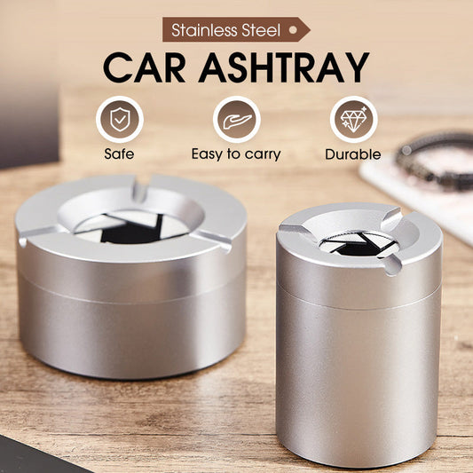 ✨✨360° Stainless Steel Twist-Lock Ashtray