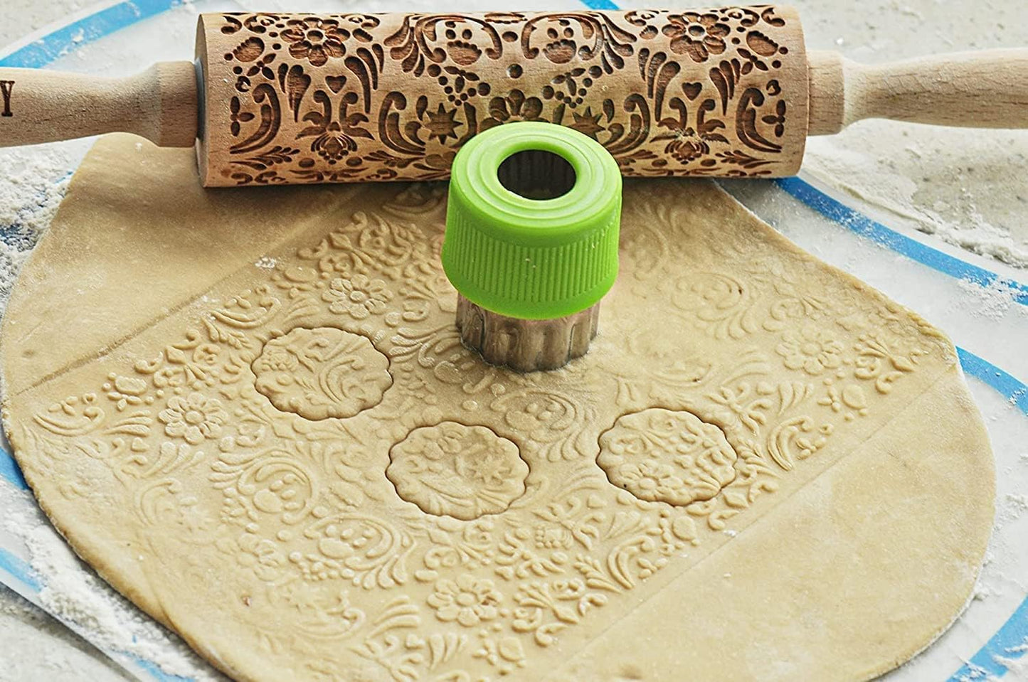 💕50% off this week💕-gingerbread man rolling pin
