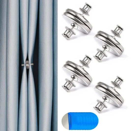 MagnaClasp — Curtain Clamps for Secure Closure for Complete Darkness, Privacy, and Silence