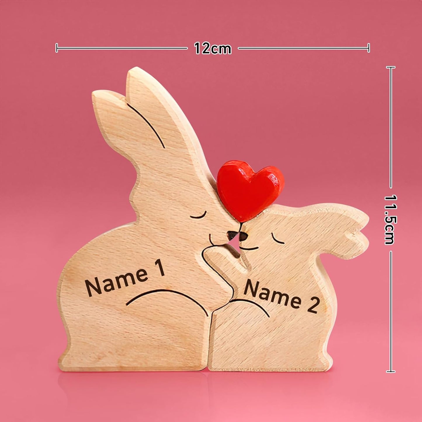 🐻🦊A gift for the whole family 🎁personalized wooden bear jigsaw puzzles