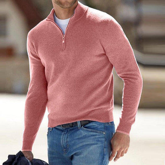 🎁This Week's Special Price $35.99💥Men's Cashmere Zip Basic Sweater