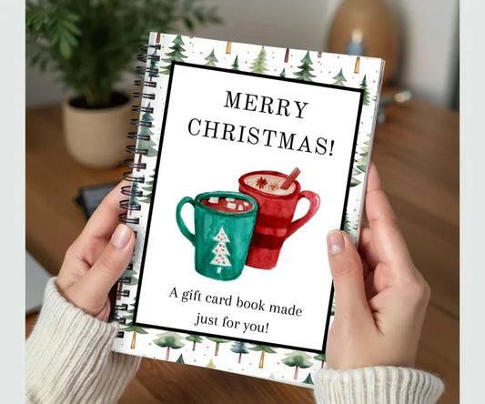 🎄📚Christmas Gift Card Book - 🎁Surprises On Every Page📚Hardcover & Durability Line