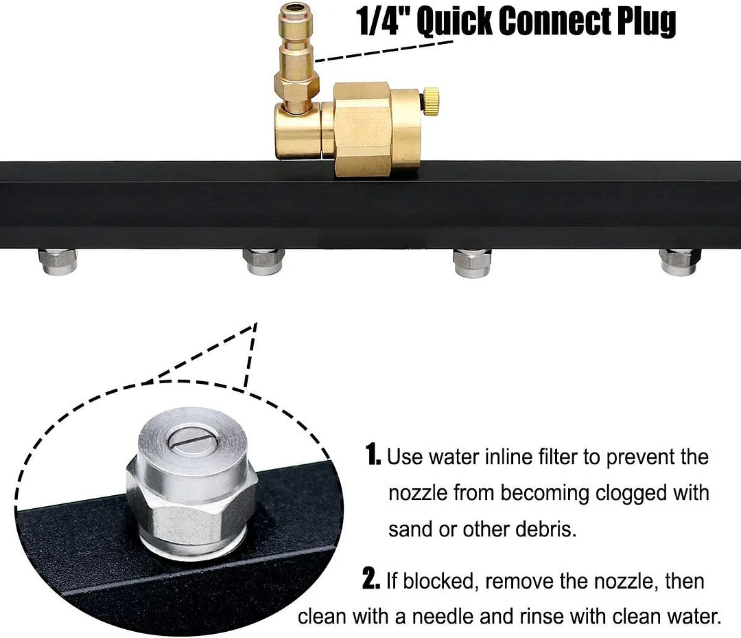⏳Limited-time offer🚿 - High-pressure car chassis cleaning nozzle