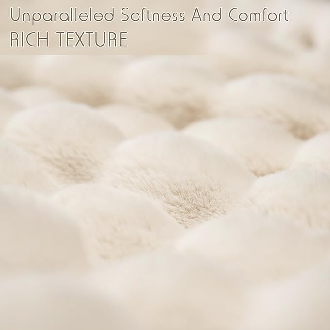❄️❄️Winter Hot Sale🔥Thickened Faux Rabbit Fleece Blanket for Winter