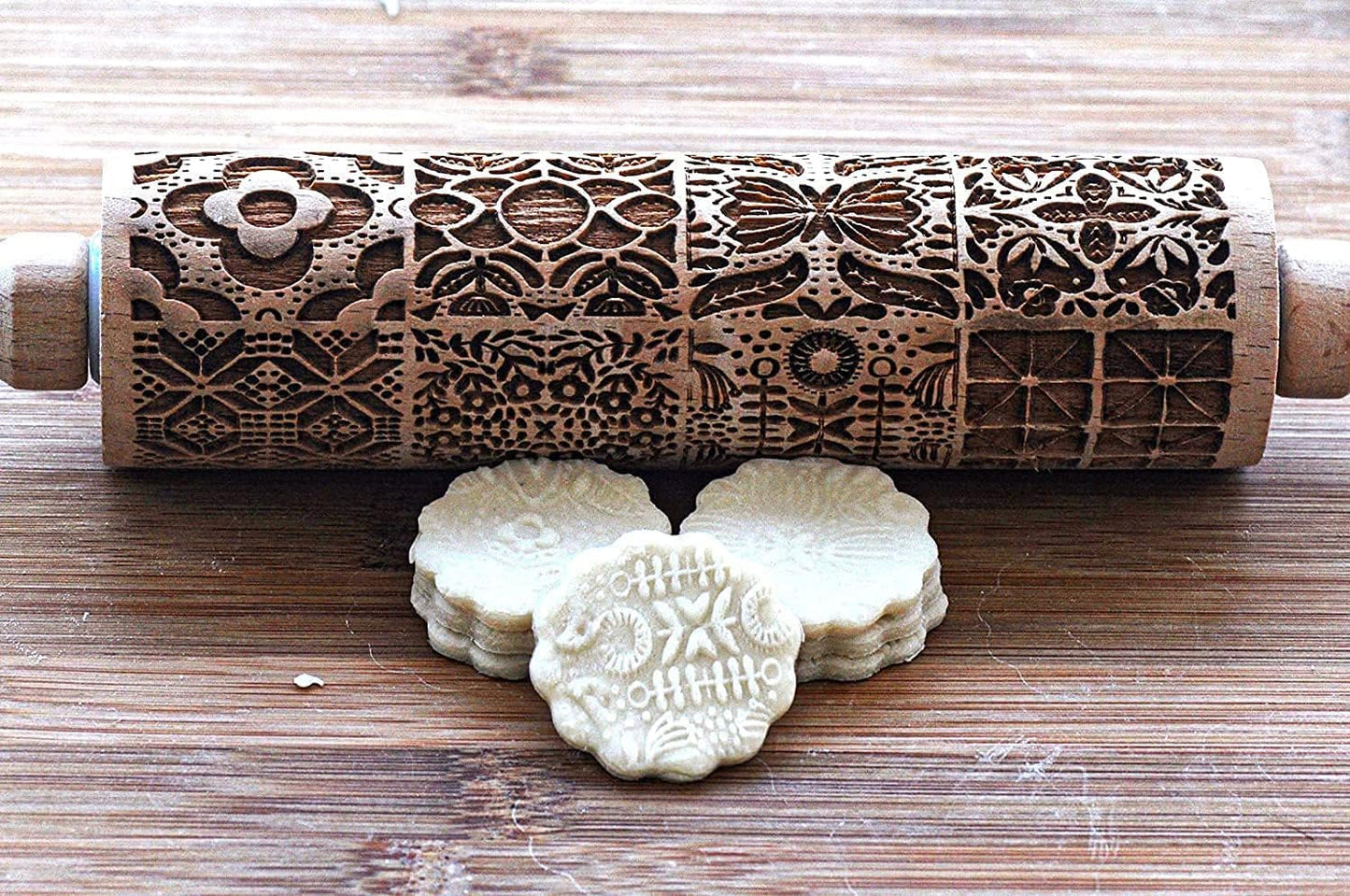 💕50% off this week💕-gingerbread man rolling pin