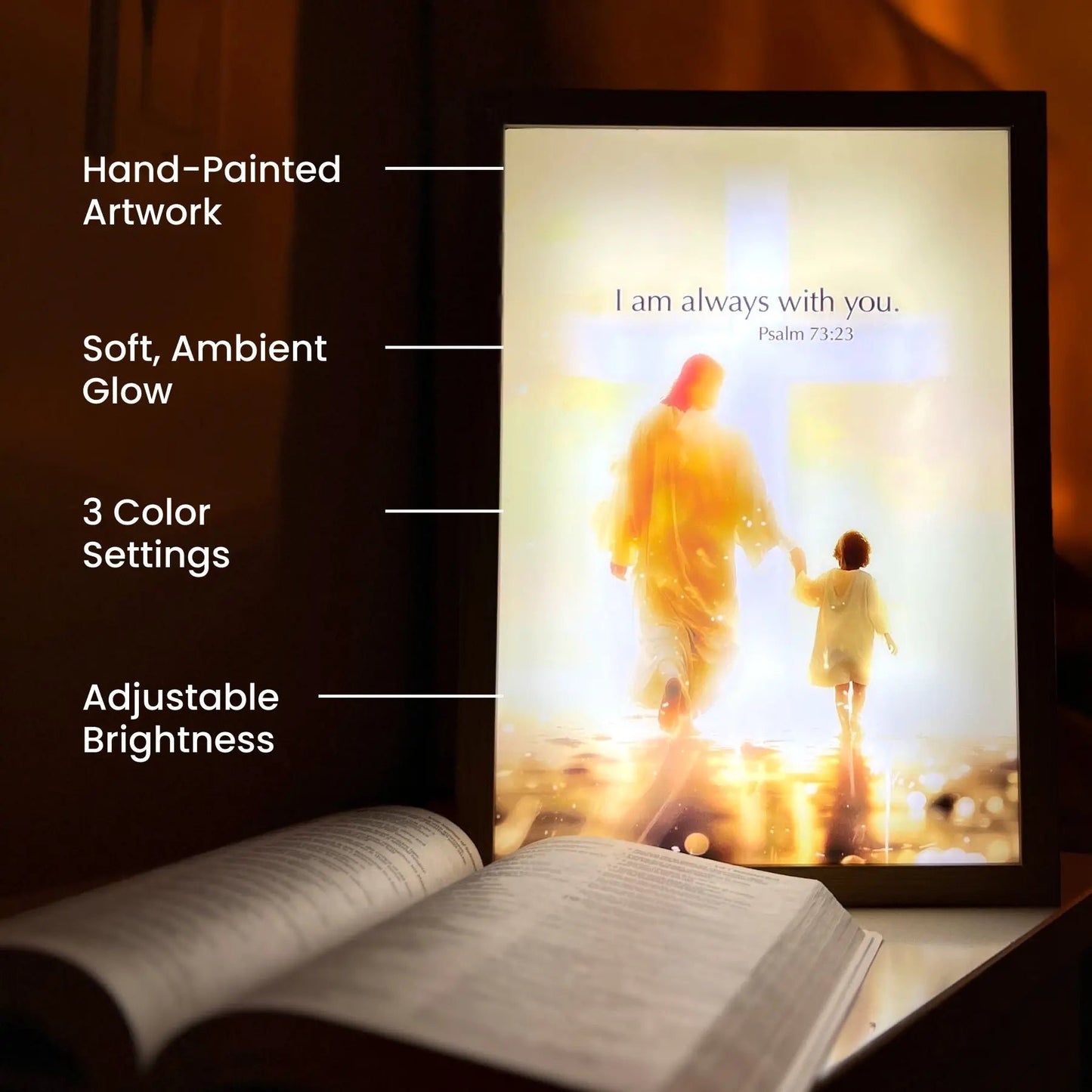 🙏He Is With Me -- The Jesus Lamp