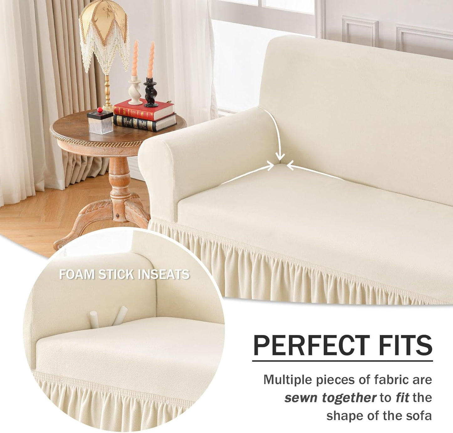 🛋️Armchair Cover Thick Plush – The Coziest Sofa Cover You’ll Ever Own!