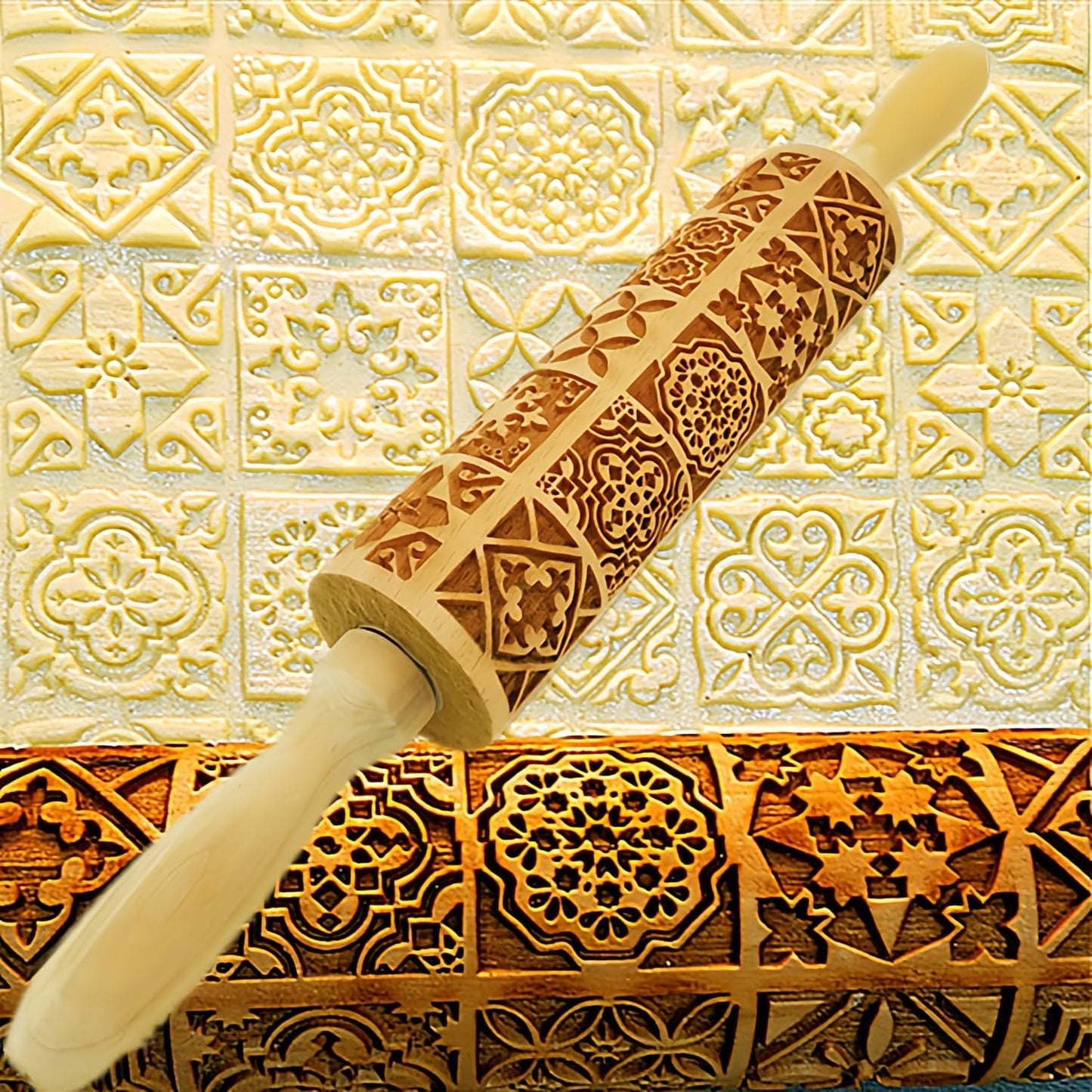 💕50% off this week💕-gingerbread man rolling pin