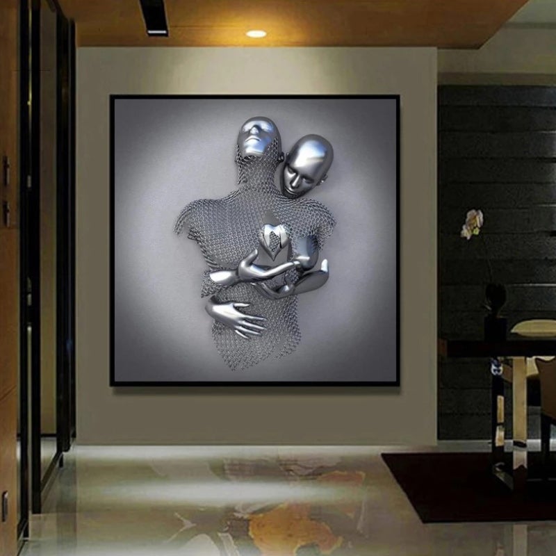 Limited time offer🔥Love Heart Gray-3D Art Wall