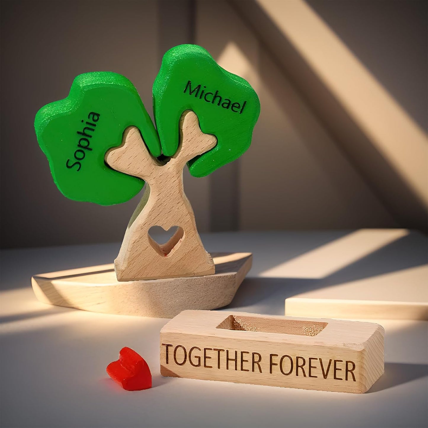 🐻🦊A gift for the whole family 🎁personalized wooden bear jigsaw puzzles