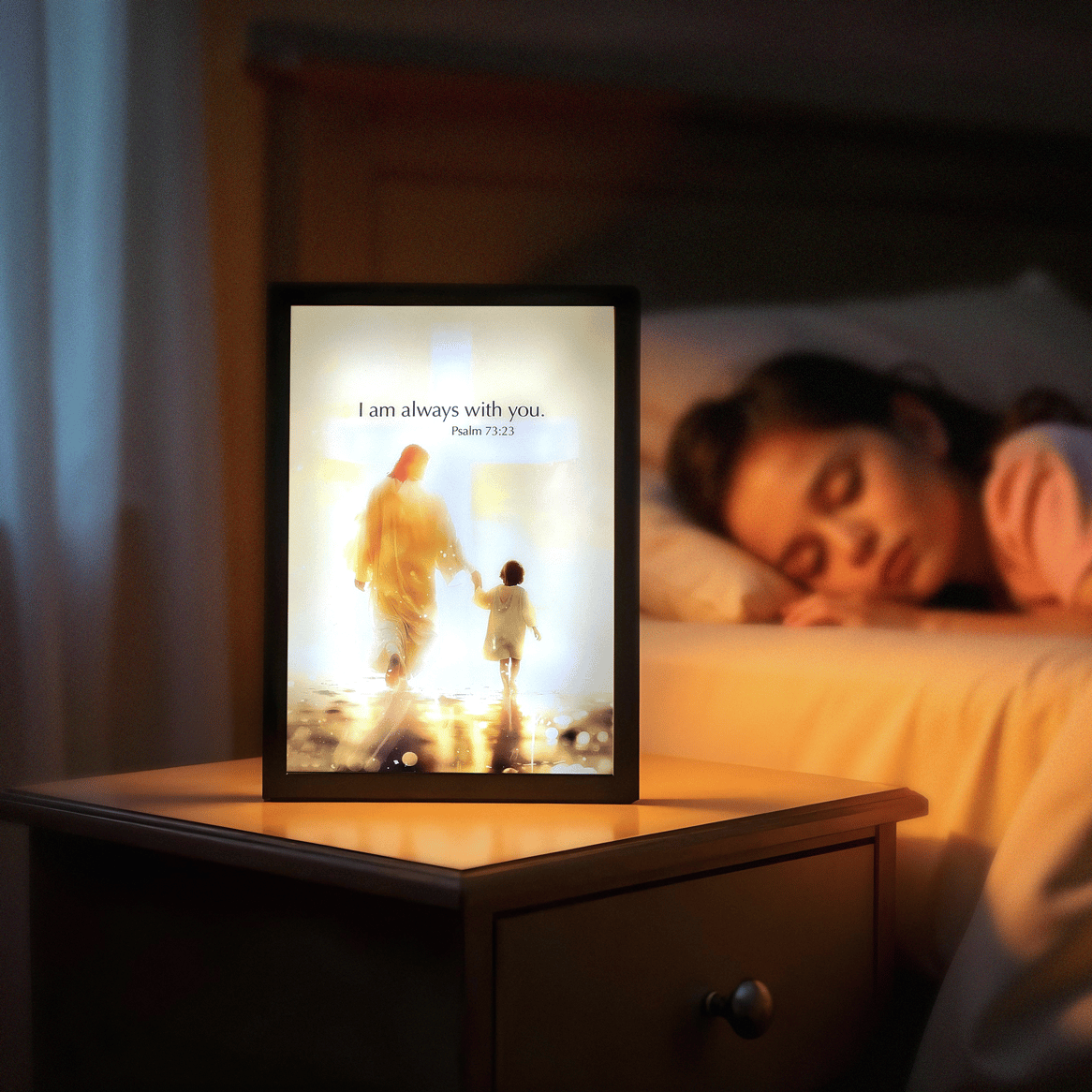 🙏He Is With Me -- The Jesus Lamp
